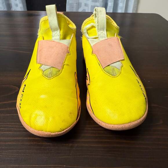 GIRLS NIKE MERCURIAL AIR ZOOM SIZE 1.5 YELLOW - Picture 1 of 7